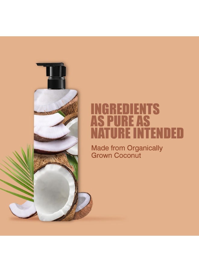 Kesh King Organics- Organic Coconut Milk Shampoo |Intense Hydration For Dry Hair And Scalp |Healthy, Nourished Hair| Organics | No Artificial Colours, Parabens, Phthalates Or Harmful Chemicals - 300ml - Image 2