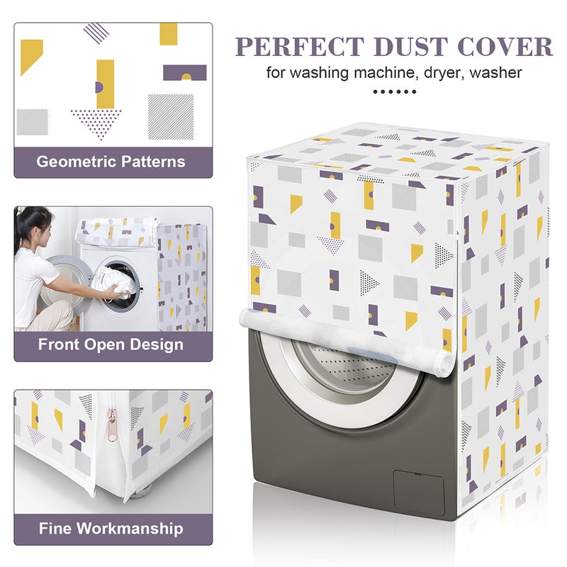 2pcs Wash Machine Covers Front Loading Washing Machine Cover Washer and Dryer Covers - Image 5
