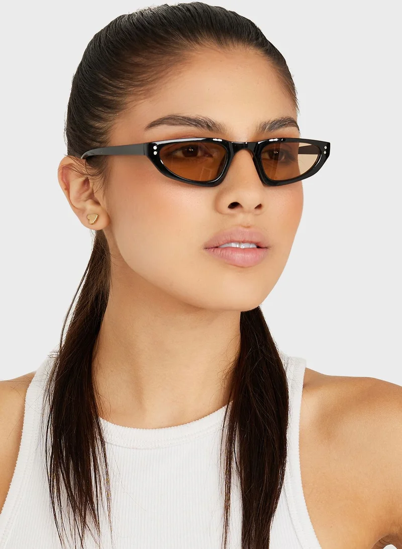 Styli Tinted Cat Eye Sunglasses