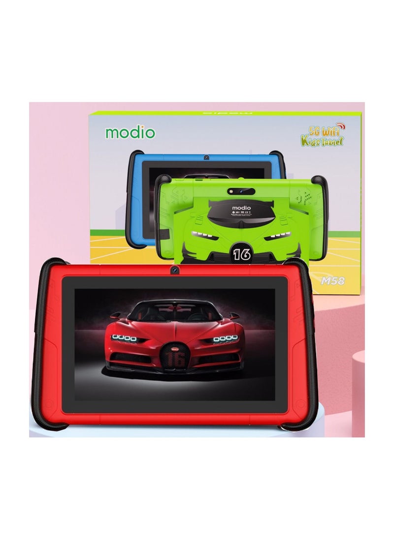 Modio M58 5G Wifi Kids Tablet 7 inch HD Display with Dual Camera 4GB Ram and 64GB Rom Red - pzsku/ZF2425CFDA13DD712261DZ/45/_/1692887094/b1d58434-e039-4413-8e5d-a0f85ee385da