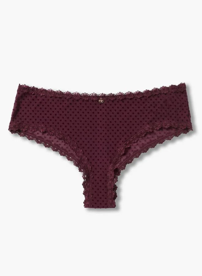 Splash FAV Boyshorts Briefs Mid Rise Polka Dot Print