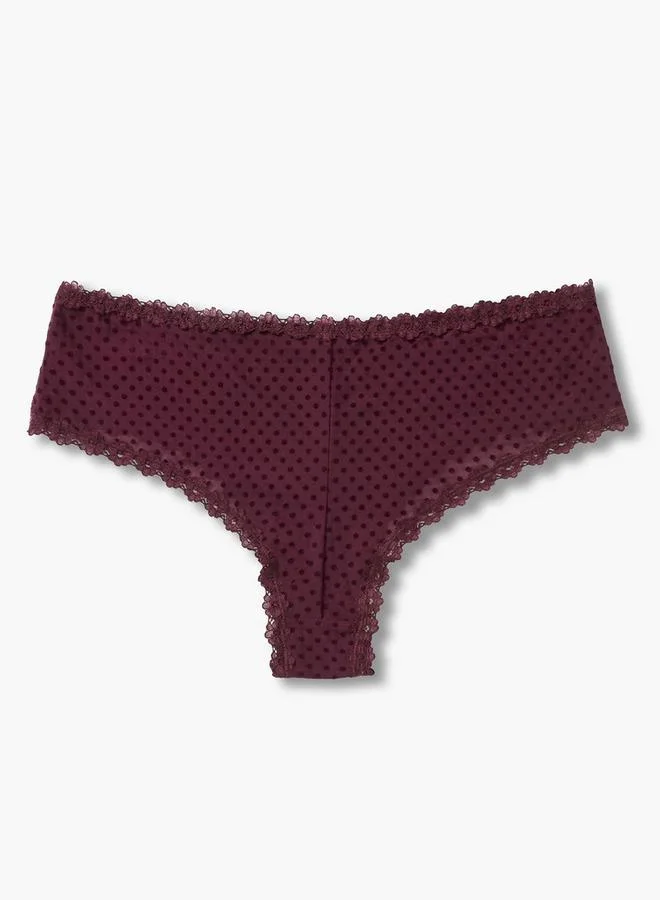 Splash FAV Boyshorts Briefs Mid Rise Polka Dot Print