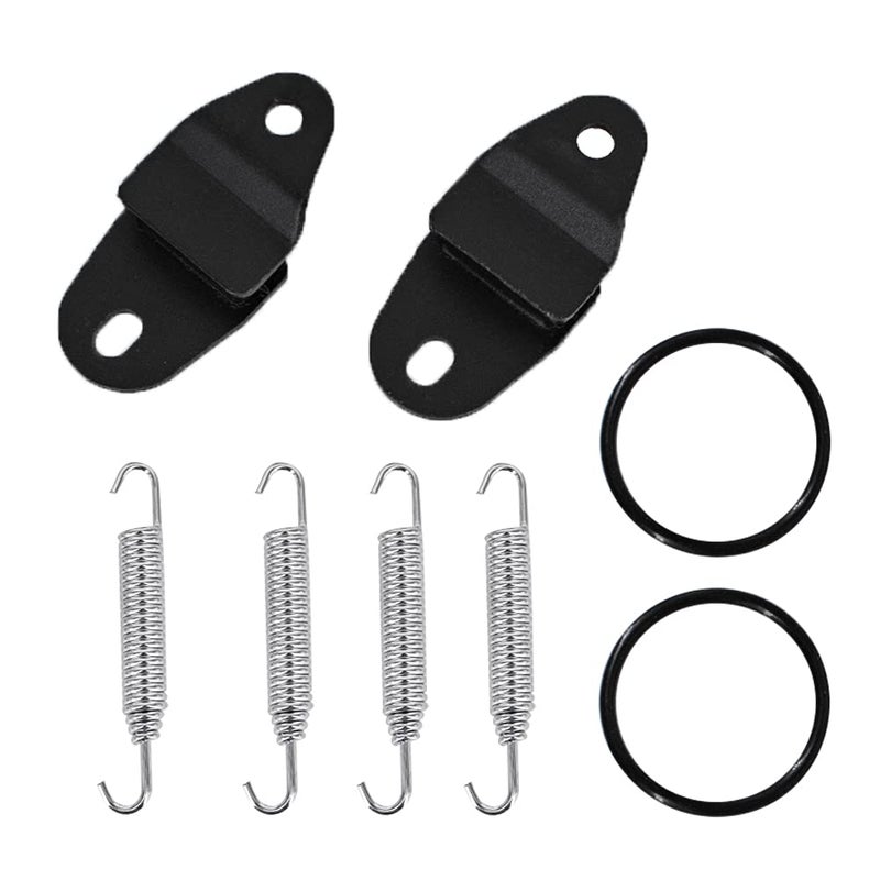CULMKARI Exhaust Muffler Pipe Stay Mount with Hangers Springs and O-Rings Fits for Yamaha Banshee 350 YFZ350 1987-2006 - Image 1