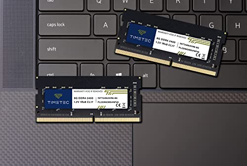 Timetec تيمتيك 16 جيجابايت كيت (2x8 جيجابايت) DDR4 2400 ميجاهرتز PC4-19200 غير متوازن غير مخزن 1.2 فولت CL17 1Rx8 مرتبة واحدة 260 دبوس SODIMM ترقية ذاكرة الكمبيوتر المحمول - Image 4