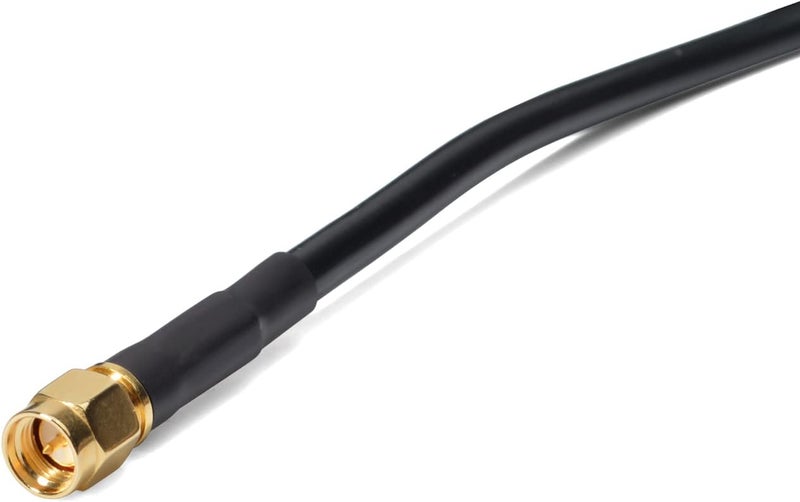 HYS 433Mhz Aerial 2.5dbi Omni 39CM(1.28ft) Antenna with 3M(9.8ft) RG58 Coaxial Cable SMA Male Plug and Mounting Bracket - Image 4
