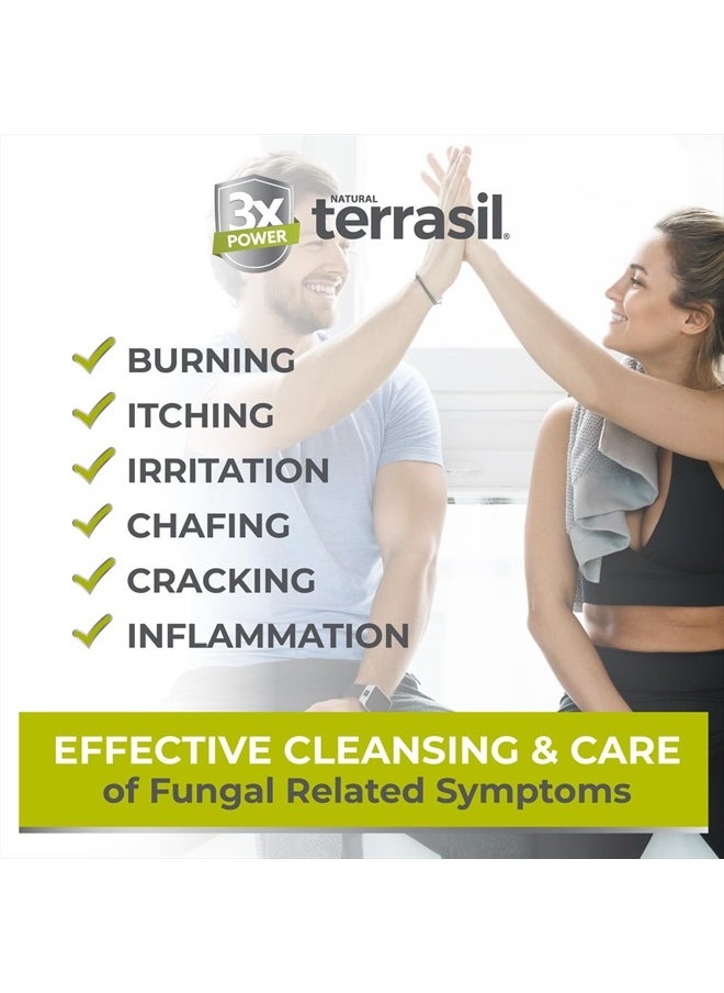 Terrasil Antifungal Soap, Care & Relief of Jock Itch, Athletes Foot, Yeast Infection, Ringworm & Tinea Symptoms - Natural, Dermatologist Tested (75gm)  - Image 2