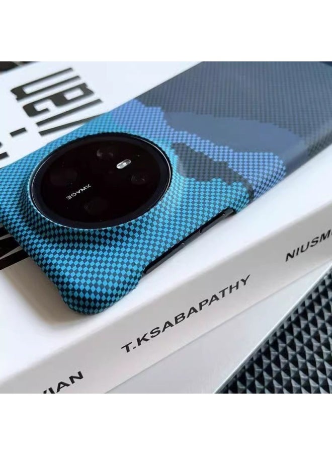 حافظة هاتف مغناطيسية من ألياف الكربون لهاتف HuaweiMate70pro P70 Kevlar Frosted Magic7p - اللون: Starry Sky Black - النماذج القابلة للتطبيق: Honor Magic7