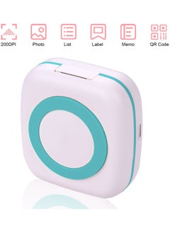 NIBEMINENT Portable Instant Mobile Printer White/Blue  - Image 4