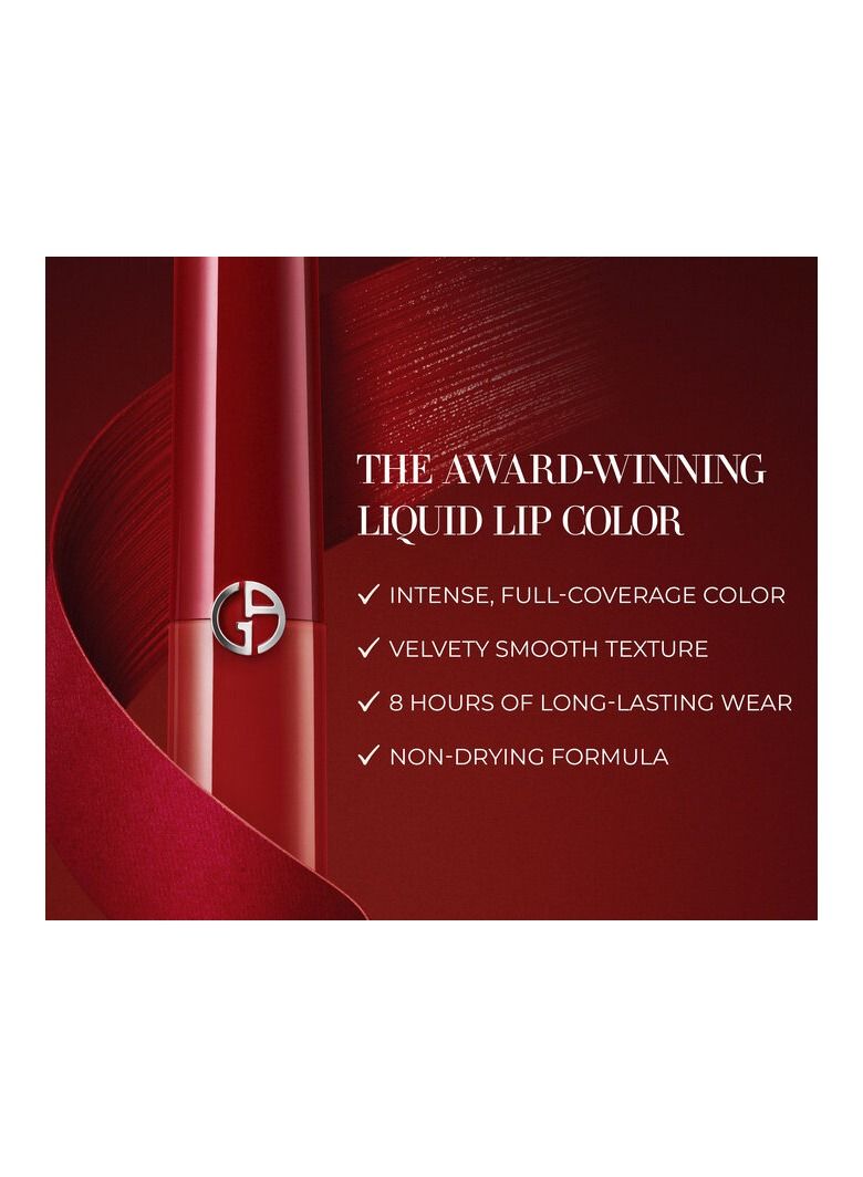 GIORGIO ARMANI Lip Maestro Liquid Lipstick Ambra 214 - 6.5 ml - Image 5