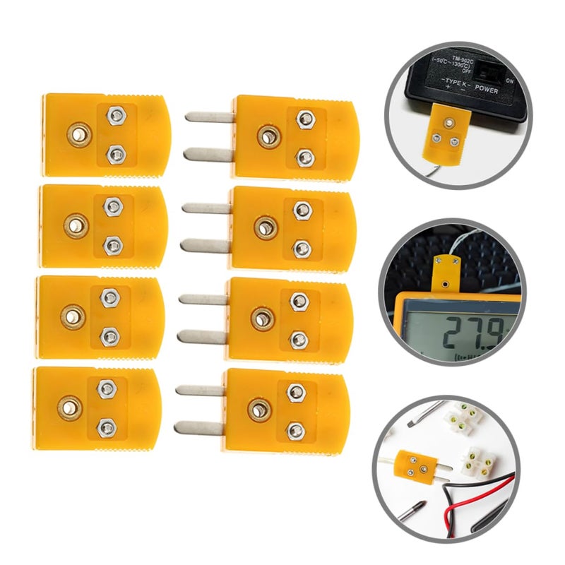 K Type Thermocouple Connector Male Female Socket Pair Heatproof For Temperature Instruments - Image 3