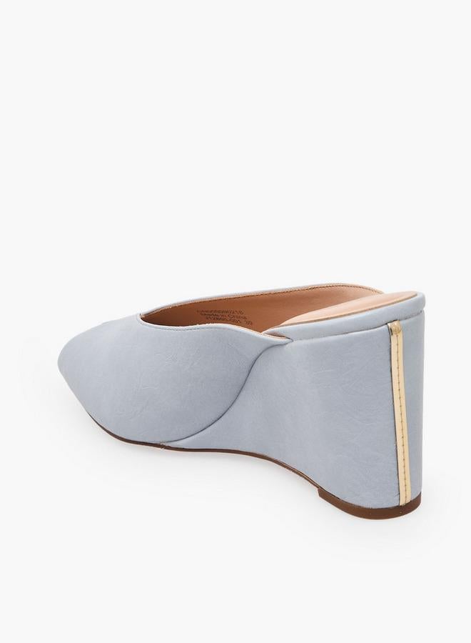 Celeste Women Crinkle Textured Wedge Heel Shoes - Image 5