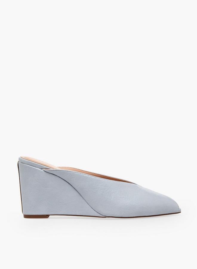 Celeste Women Crinkle Textured Wedge Heel Shoes - Image 3