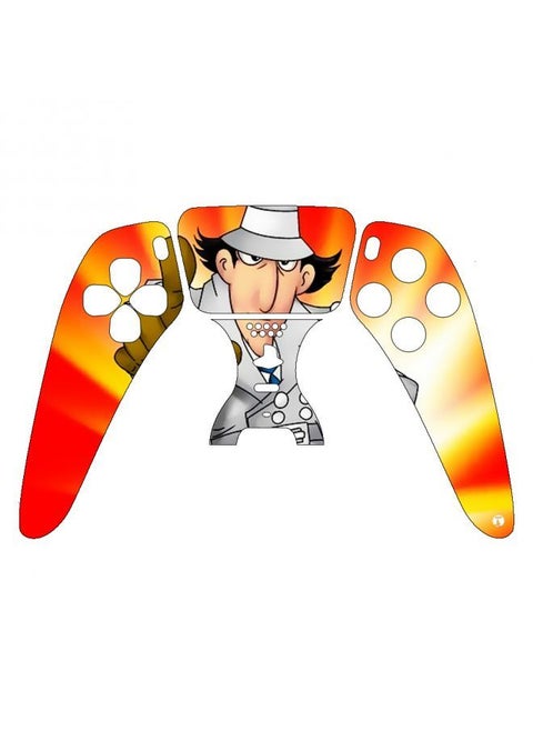 Printed Ps5 Controler Sticker Animation Inspector Gadget By Nickelodeon