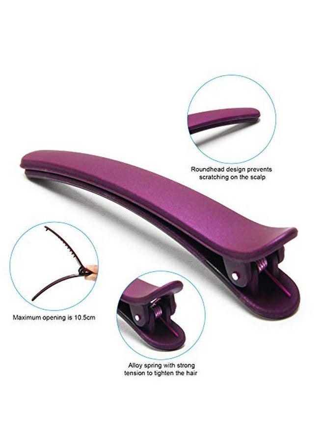 Adecco LLC - 12Pcs Styling Hair Clips For Women Plastic Duckbill Hair Clips Professional Hair Clips For Hair Styling And Sectioning Nonslip Hair Dressing Grip Clips Salon Hair Barrettes - Image 1