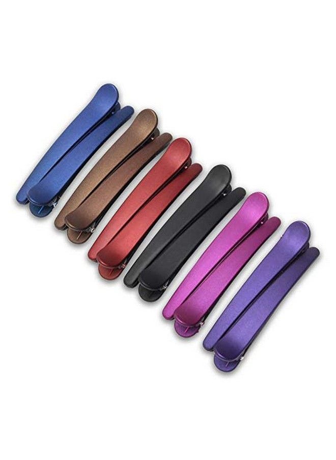 Adecco LLC - 12Pcs Styling Hair Clips For Women Plastic Duckbill Hair Clips Professional Hair Clips For Hair Styling And Sectioning Nonslip Hair Dressing Grip Clips Salon Hair Barrettes - Image 1
