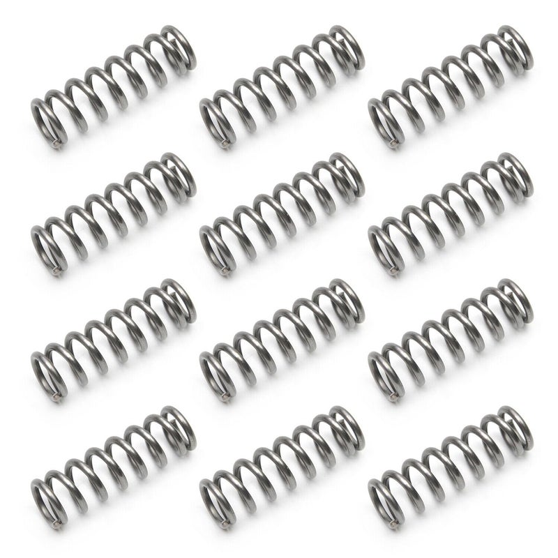 Stainless Steel Spring, Metal Springs 100pcs Wire Dia 0.3-0.5mm Return Spring, Metal Spring Steel 4-6mm OD, Mini Steel Springs Long 10-30mm(0.4mm*5mm*15mm) - Image 2