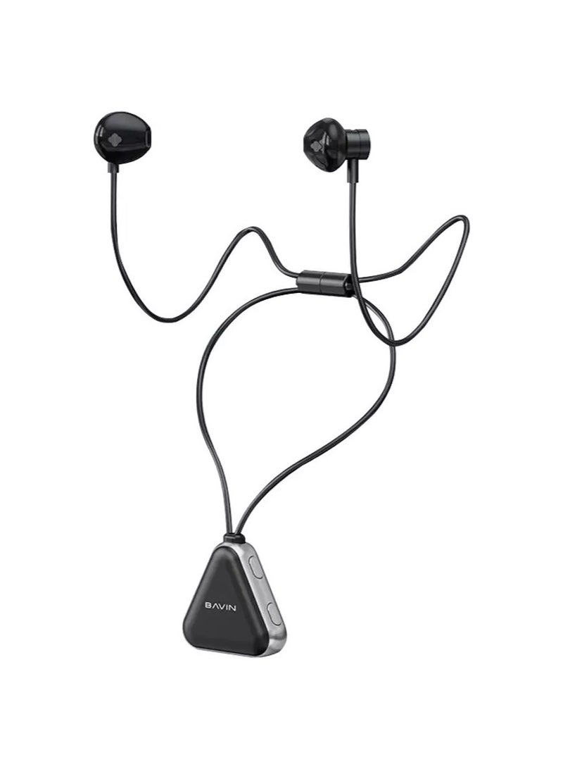Bavin BH33 Bluetooth Neckband Earphones – Wireless Sports Headset with Magnetic Earbuds, Noise Reduction, 9H Playback, Type-C Charging, Sweat Resistant, Compatible - Image 1
