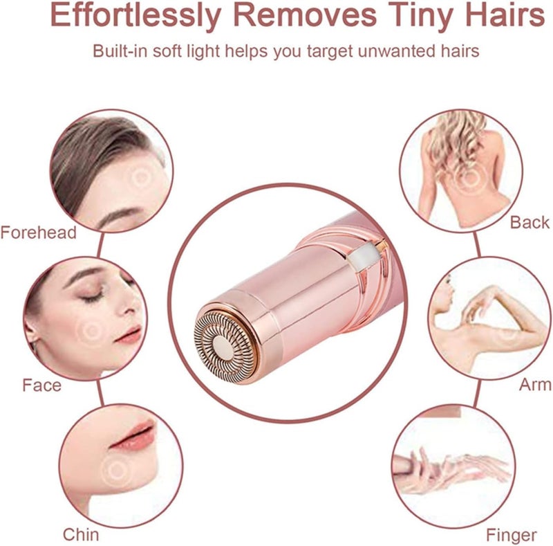 KAYZON إزالة شعر الوجه للنساء، ماكينة حلاقة للوجه قابلة لإعادة الشحن عبر USB، أداة إزالة الشعر المحمولة الصغيرة لإزالة شعر الوجه، الشفاه العليا، شعر الخوخ، جسم البيكيني - Image 2