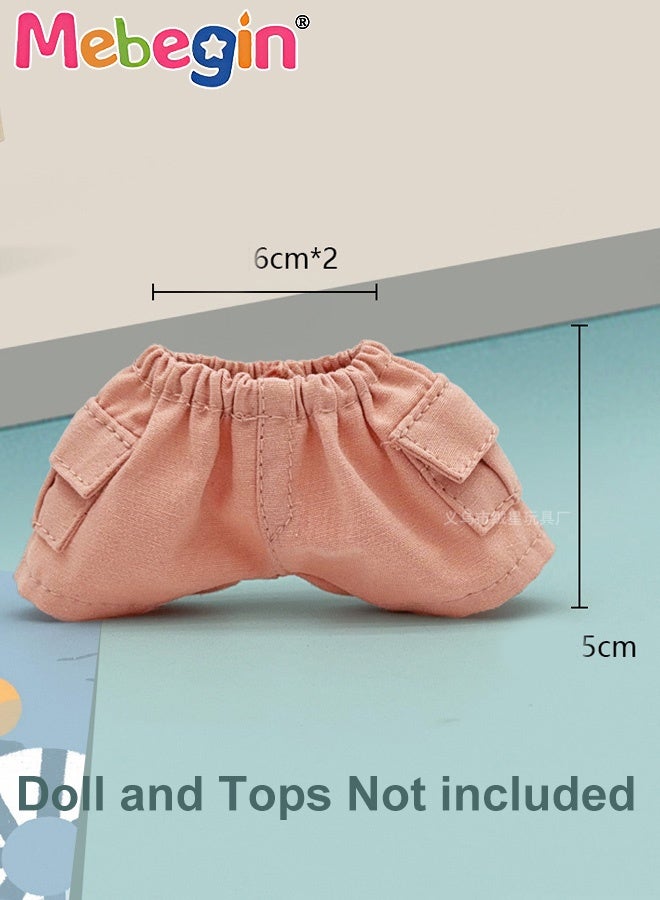 MEBEGIN Labubu Clothes,3 Pcs Pants for Doll (Not Include Doll), Pants Set for 17cm Accessories Suit, Cute Clothes for Dress up Unique Style,Adorable Outfit Set for 17cm - Image 4