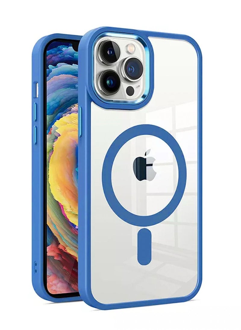 LEEKA - iphone case Matte Grip Stylish Blue Luxury Super Protective High End Shock Proof TPU Back Cover New 2024 Design for apple iPhone - Image 1
