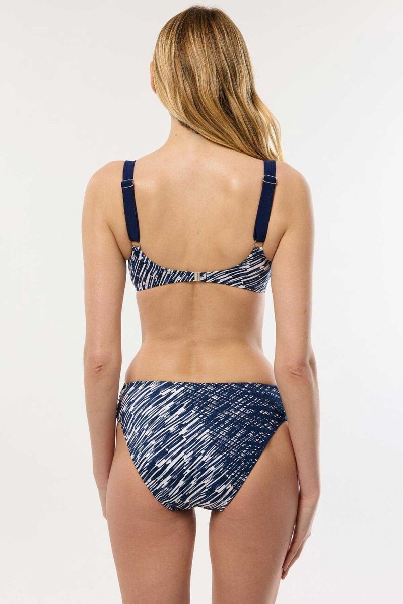 Ayyıldız 4601 Navy Blue Patterned Bikini Set  - Image 3