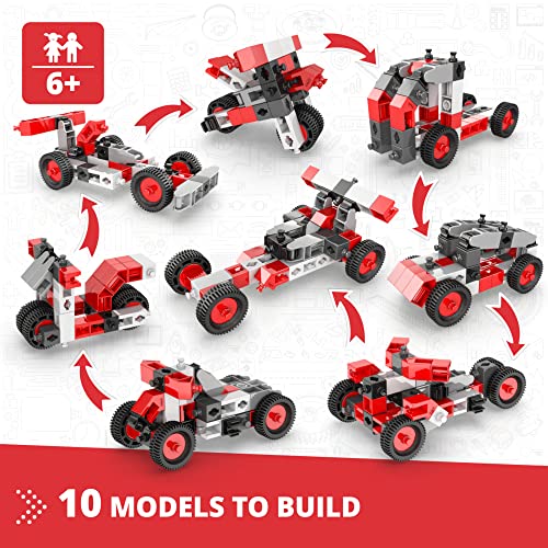 Engino Creative Builder Building Toys 10 Multimodel Set STEM Engineering Kit Construction Toys for Kids 6 Gifts for Boys Girls Learning Education Set STEM Projects - Image 5