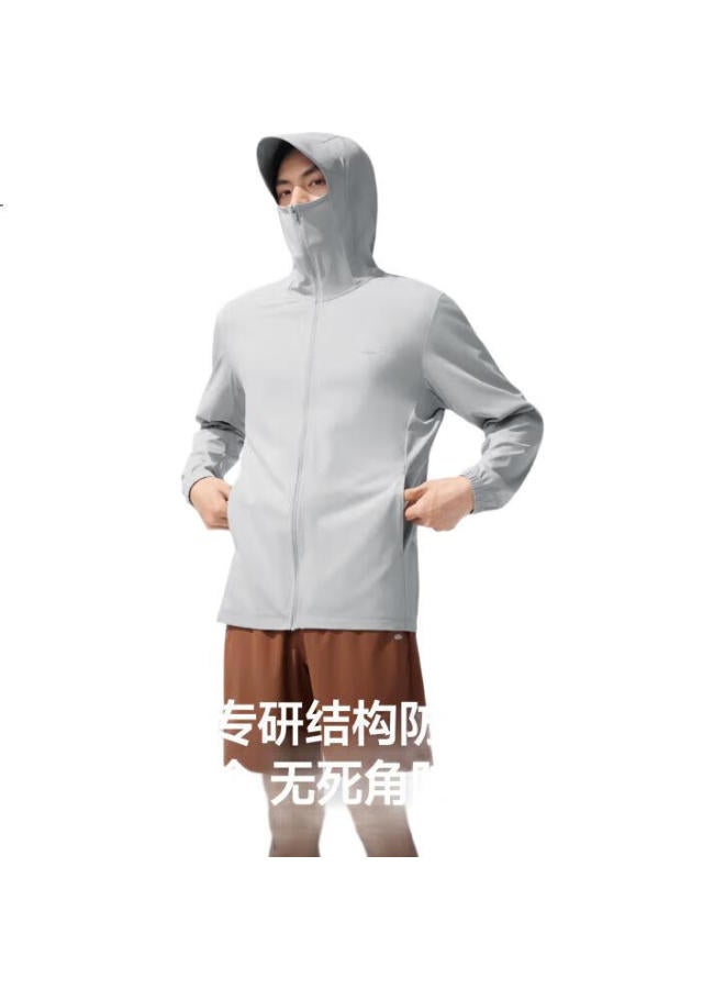 Beneunder Ice Silk Sun Protection Clothing Men'S Jacket Uv Protection Cool Breathable Outdoor Fishing Al936 Light Charcoal Gray Xl - Image 3