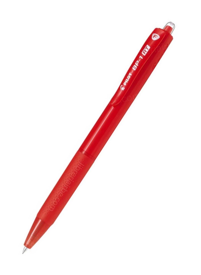 PILOT - 12-Piece Retractable Ballpoint Pen Fine Tip Red Ink - Image 1