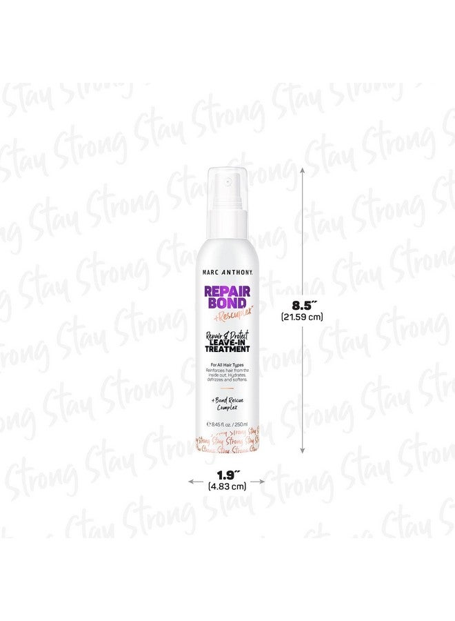 Marc Anthony Repairing Leave-In Conditioner, 8.45 fl oz - Repairs, Strengthens & Maintains Bonds within Hair - Eliminates Frizz, Flyaways & Reduce Breakage - Dry & Damaged Hair - Image 2