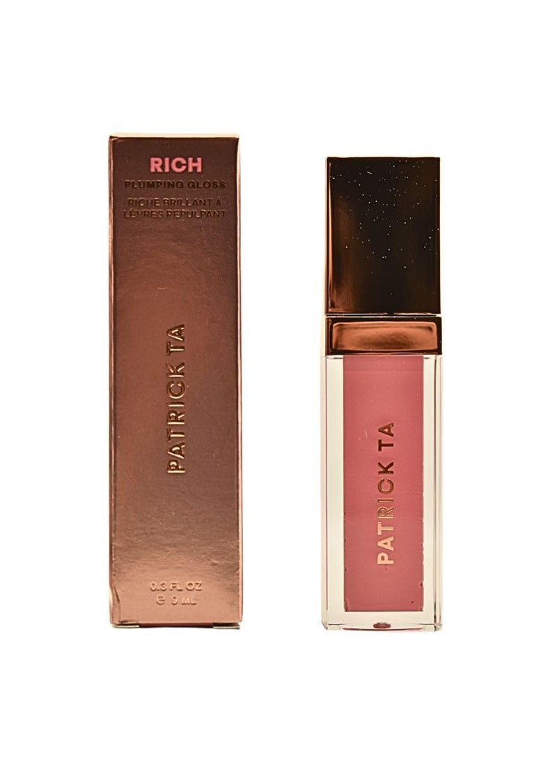 Patrick Ta - PATRICK TA Major Volume Plumping Lip Gloss  Say Less  Rich Milky Pink Superficial - Image 1