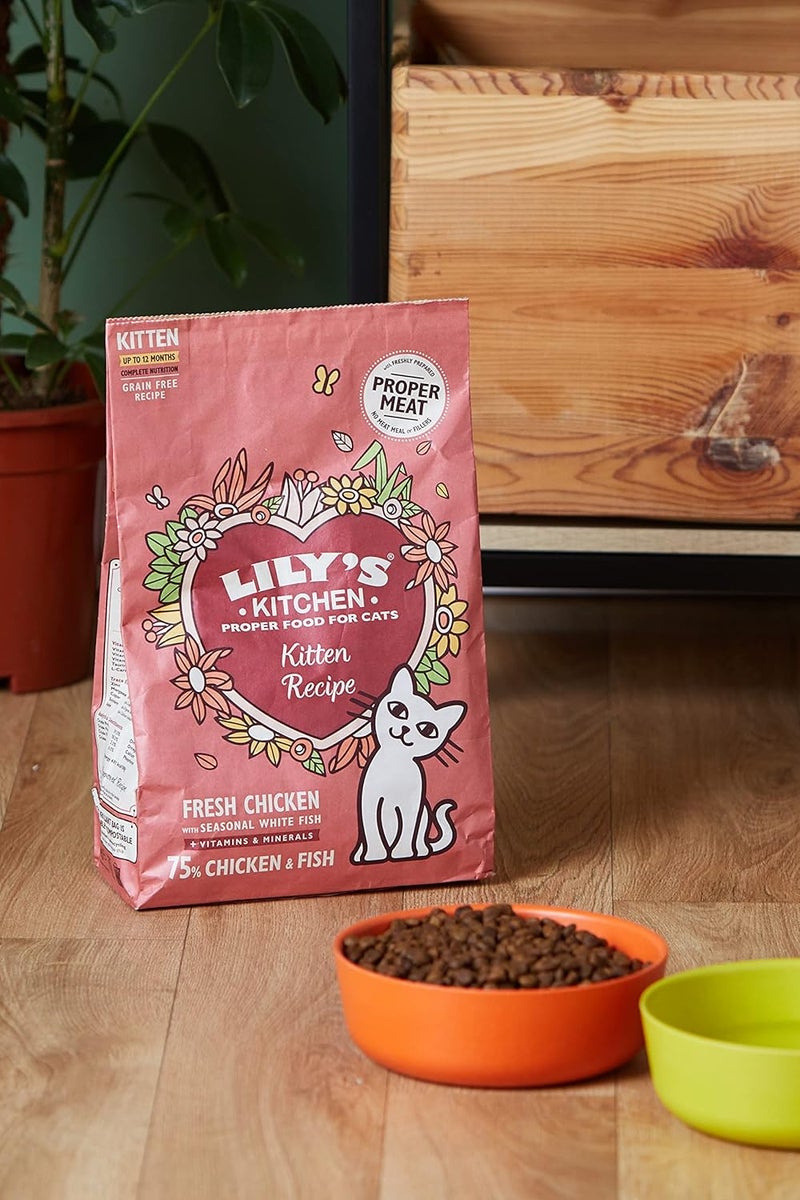 Lily's Kitchen Chicken & White Fish Kitten Dry Food - 800G - Image 2