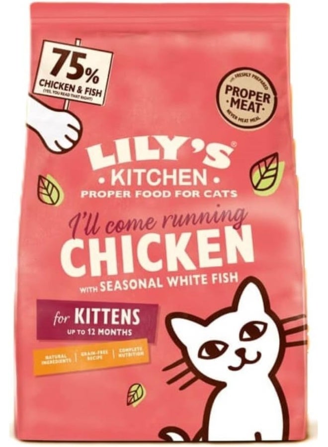Lily's Kitchen Chicken & White Fish Kitten Dry Food - 800G - Image 1