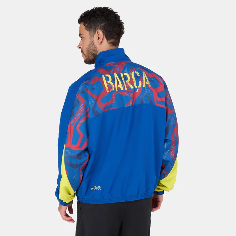 Nike Blue Men's FC Barcelona Starting 5 Woven Jacket for Men | Best Price UAE