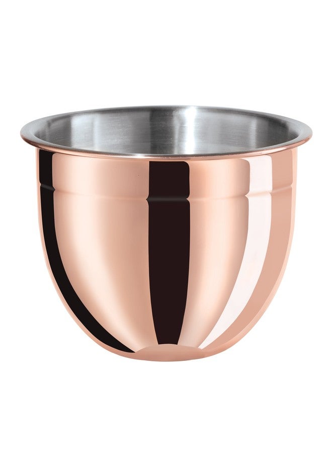 Oggi Copper Plated Stainless Steel 3qt Mixing Bowl - Copper Kitchen Accessories, Baking Tools and Accessories, New House Essentials, Stainless Mixing Bowls Make Great Prep Bowls & Serving Bowls - Image 1