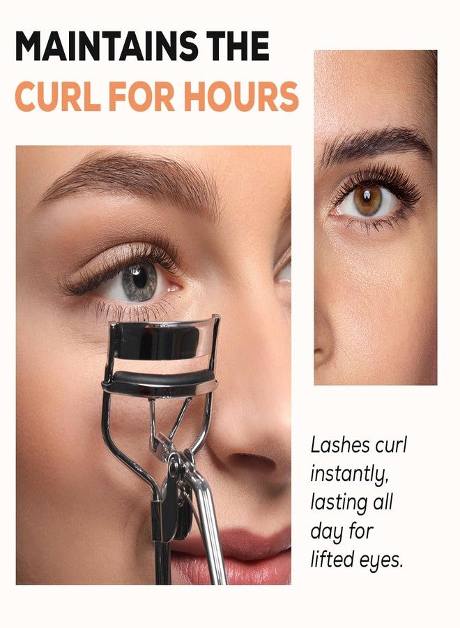 Multibrite Eyelash Curler with Built in Comb for Long-Lasting Lift, Stainless Steel Lash Curler with Cushion Pads, Ergonomic Design, Rust-Resistant, Clump-Free Curls for Natural & Dramatic Looks - Image 5