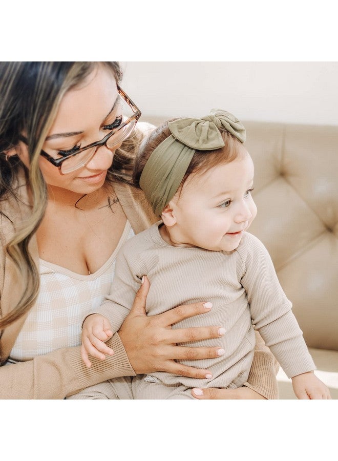 Prohouse 16PCS Baby Nylon Headbands Hairbands Hair Bow Elastics for Baby Girls Newborn Infant Toddlers Kids - Image 4