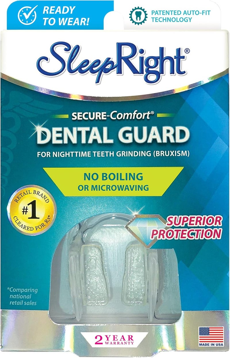 SleepRight Secure Comfort Dental Guard for Nighttime Teeth Grinding - Image 1