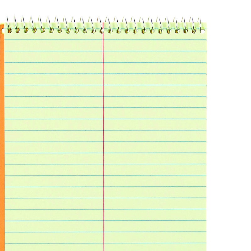 National Steno Notebook, Gregg-Ruled, Green Eye-Ease Paper, Brown Cover, 6" x 9", 60 Sheets (36646) - Image 3