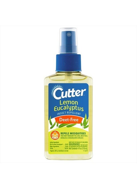 Lemon Eucalyptus Insect Repellent, No DEET Mosquito Repellent, 4 fl Ounce (Pump Spray)