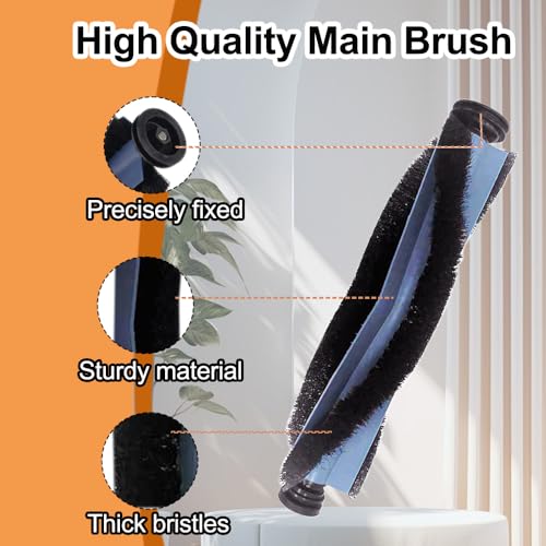 Zengerent 17pack Omni C20 Accessories, Replacement Parts Compatible with Eufy Omni C20 Robot Vacuum Cleaner, 1 Set Main Brush, 2 HEPA Filter, 4 Side Brushes, 4 Mop Pad, 4 Dust Bags - Image 3