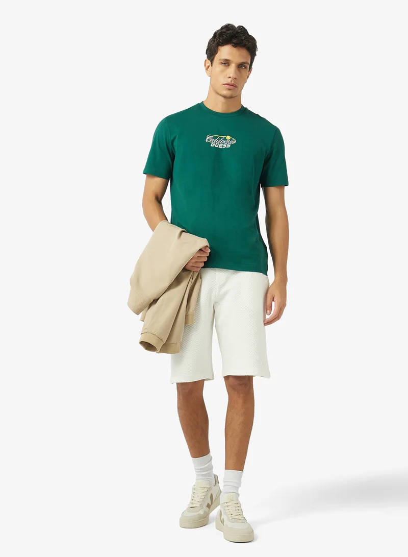 GUESS  Crew Neck Regular Fit T-Shirt for Men | Best Price UAE