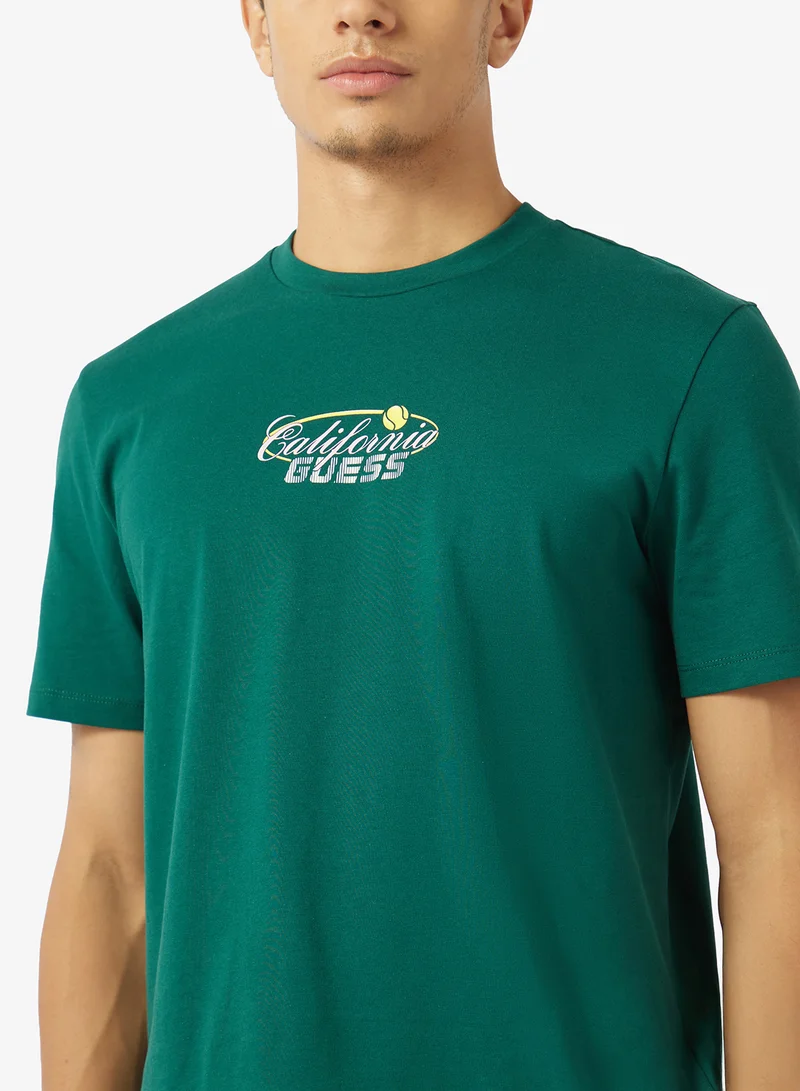 GUESS  Crew Neck Regular Fit T-Shirt for Men | Best Price UAE