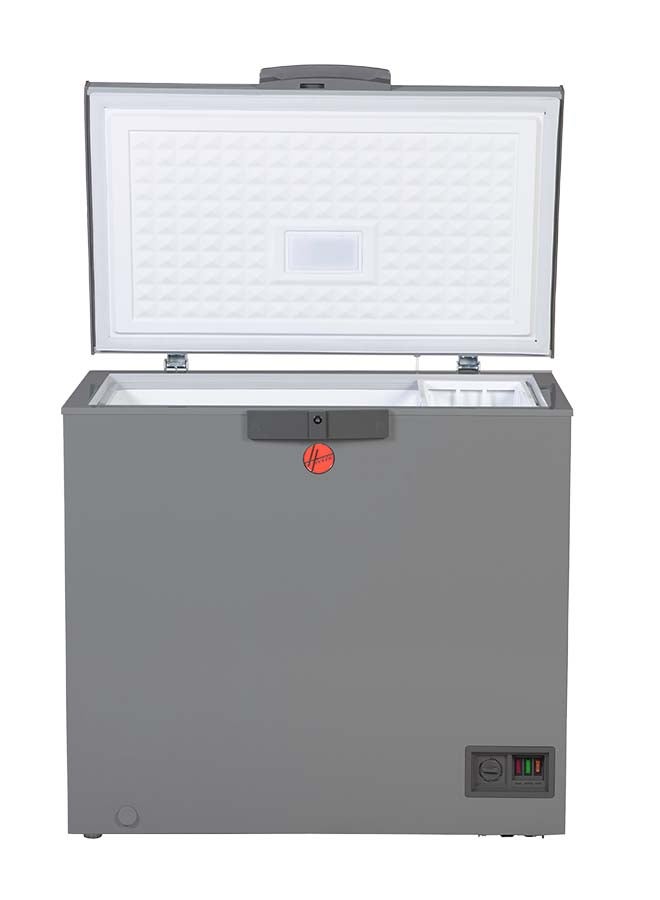 Hoover 263L Single Door Chest Freezer, Low Frost, Convertible Temp, LED Lighting, 1 Year Warranty,Premium Grey - HCF-K263-GR - Image 2