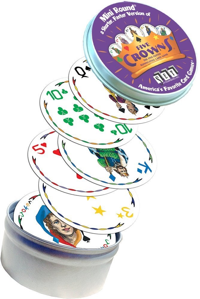 Set Enterprises Five Crowns Mini Round Card Game - Image 2