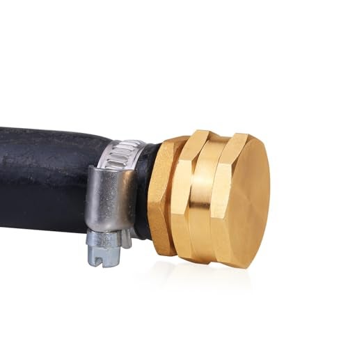 SIGURANTA Garden Hose End Caps,3/4"outdoor Brass faucet Female End Cap,hose spigot Cap (3 Pack) - Image 5