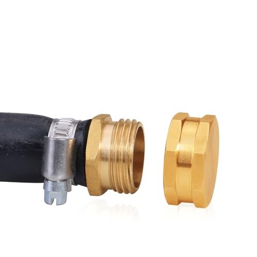SIGURANTA Garden Hose End Caps,3/4"outdoor Brass faucet Female End Cap,hose spigot Cap (3 Pack) - Image 4