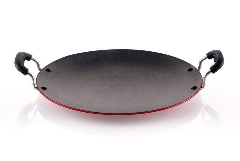 SOWBAGHYA Non-Stick Multi Tawa (30 cm, Black, Induction Friendly) – 3.2 mm Thickness, Residue-Free Cooking for Dosa & Roti - Image 1