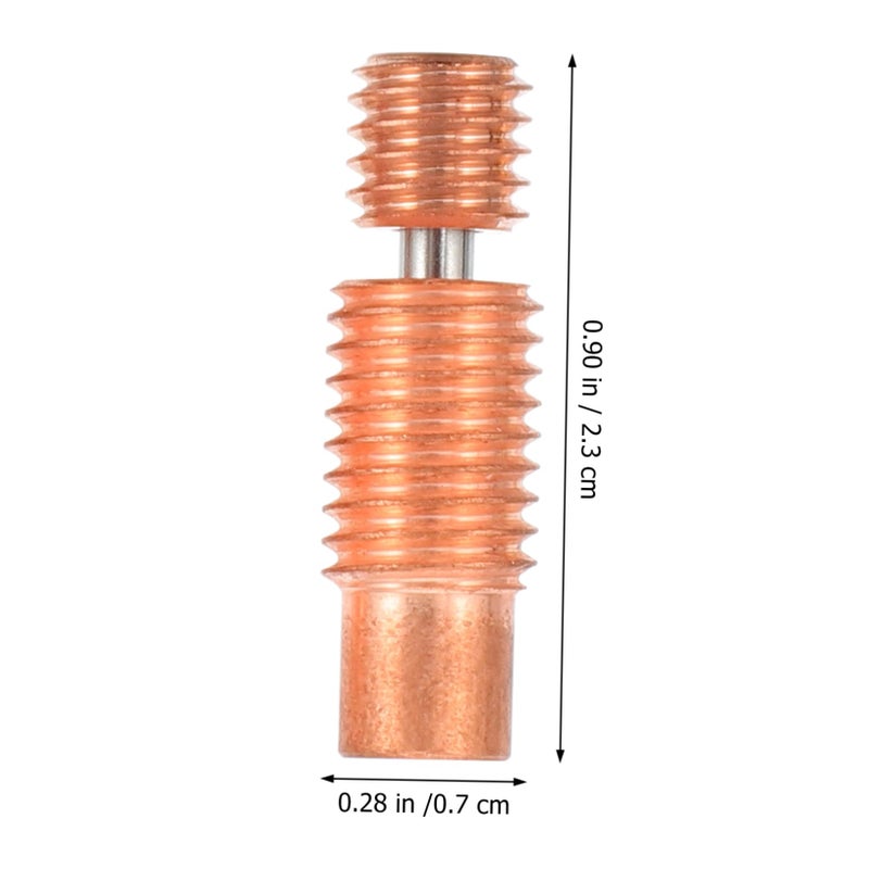 2Pcs Copper Alloy Heatbreak Throat For Enhanced Flow Heat Resistant Compatible With Ender 3 Printer Upgrade - Image 4
