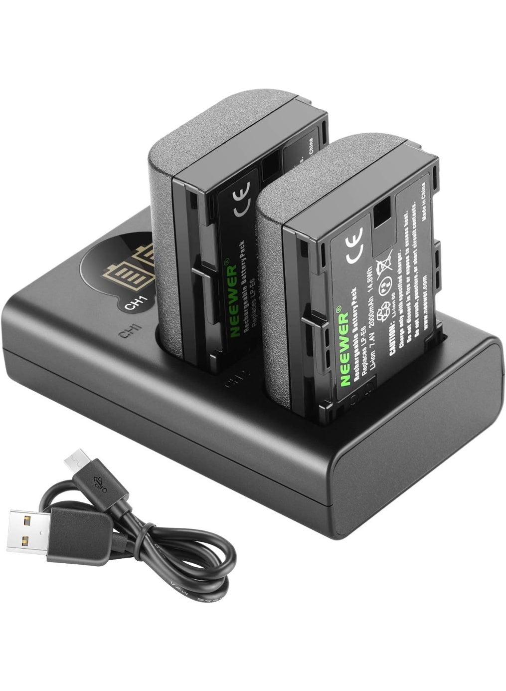 نيوير Neewer lp-e6 2000mAh