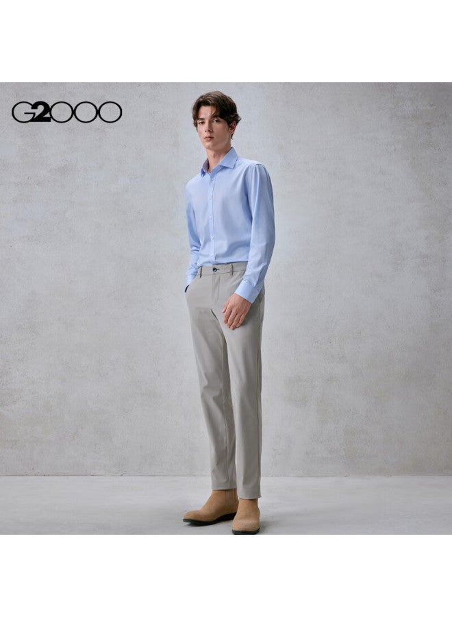 G2000 Non-iron Draped Feel Men's 2025 Autumn Winter Soft Skin-friendly Commuter Long Sleeve Shirt - Image 3